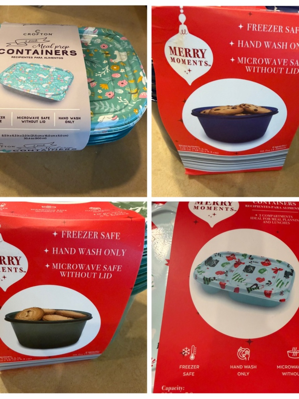 Crofton Food Storage Containers Set of 4